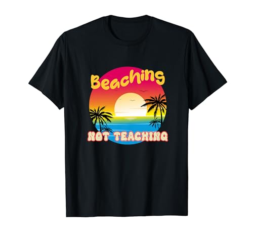Beach Lover Summer Vibes Vacanza Stagione Retro Estate Maglietta