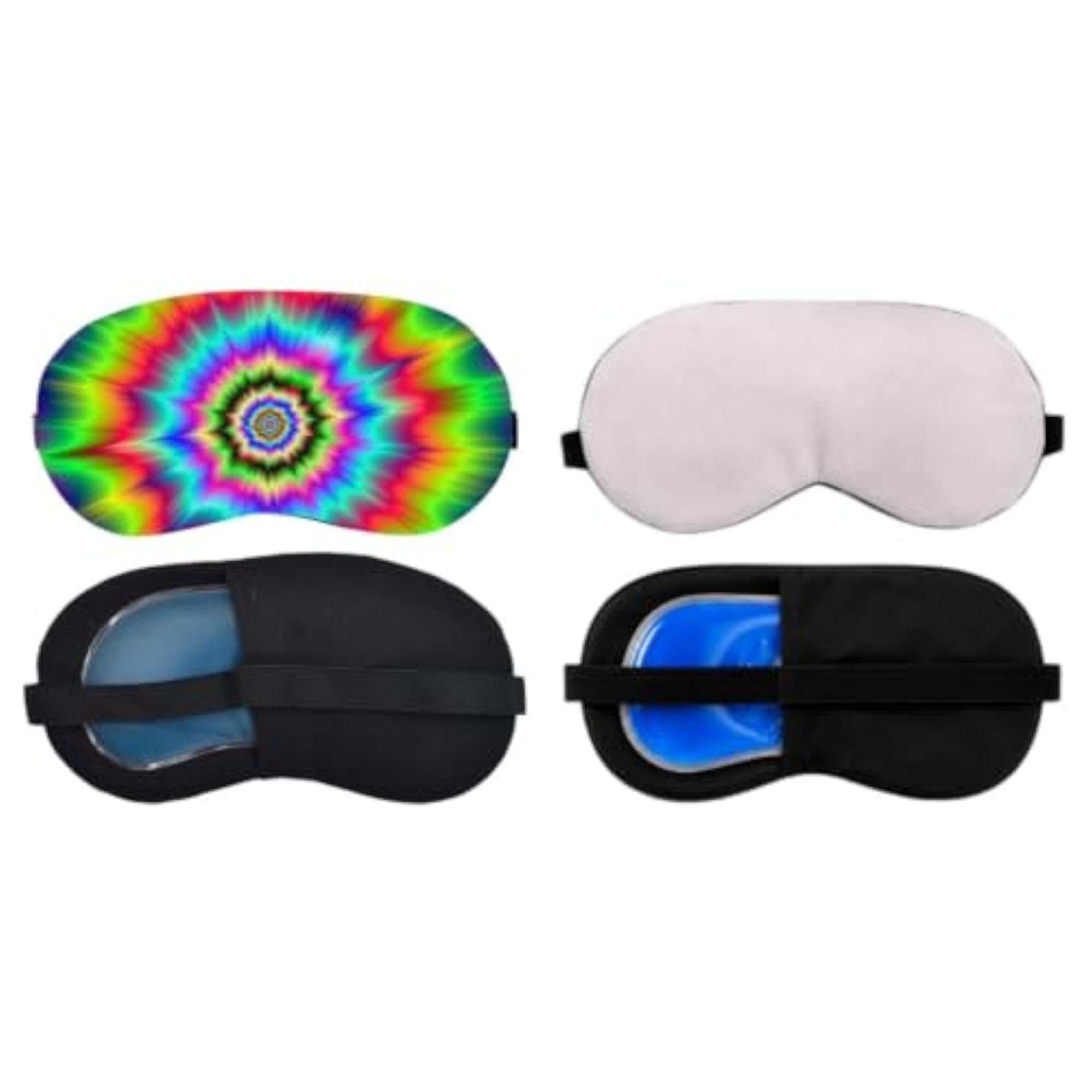 Sleeping Eye Mask, Combo Pack of 2, Soft Fabric