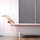 Relaxdays Duschrollo, 80x240 cm, Seilzugrollo für Dusche & Badewanne, Decke & Fenster, Badrollo wasserabweisend, grau