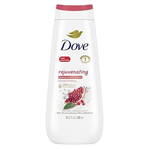 Dove Rejuvenating Body Wash for renewed healthy-looking skin Pomegranate & Hibiscus gentle body cleanser nourishes and revives skin 325 ml