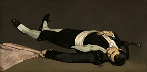 Tableau le Toréador Mort Manet impression sur toile 60x90cm pour salon