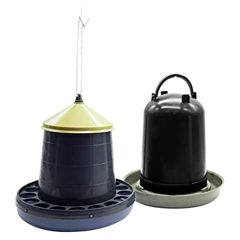 Pack Comedero y Bebedero de Plástico Reciclado para Gallinero Cover