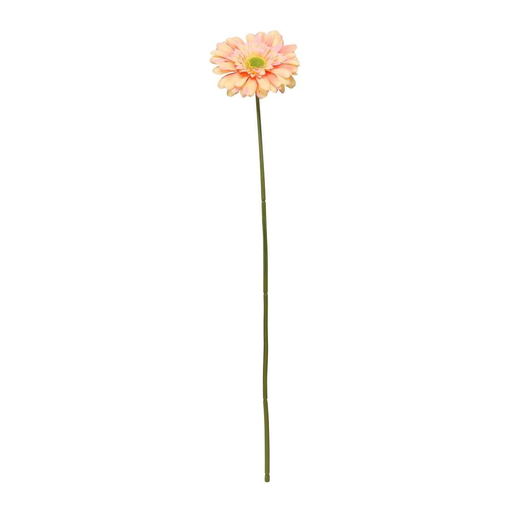 floral supplies Artificial Single Stem Gerbera with Big Bloom - very dramatic - home garden (Peach (72cm), 12 Pack) — image 1