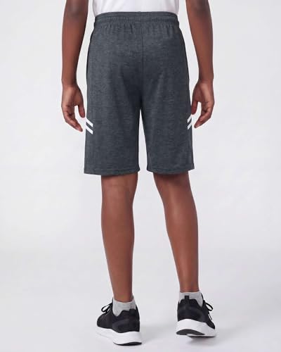Image of Real Essentials 5 Pack: Boys' Dry Fit Basketball Shorts for Youth Kids Teens - Athletic Running Soccer Sports with Pockets