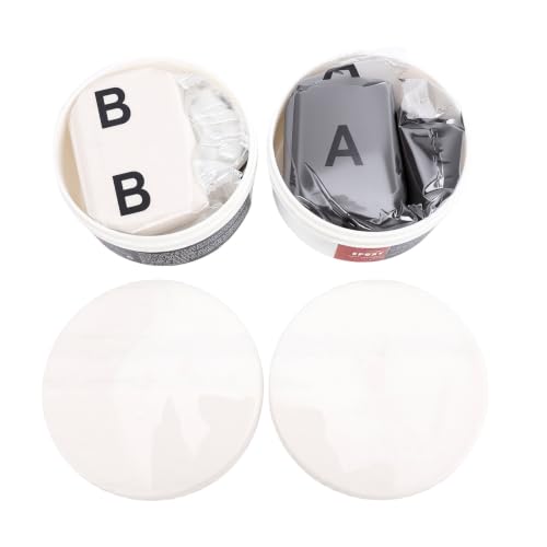 Decumeby Self Hardening Sculpt Clay 2 Part Modeling Clay 250g A & 250g B for Sculpting Building Repair, Strong Adhesion Air Dry Modeling for Ceramic Stone Plastic Foam, Heat Proof - Image 8