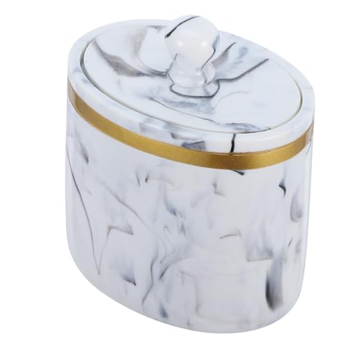 Boîte de rangement coton-tige protégée de la poussière pour salle de bain