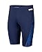 ARENA Men Hydrangea Bouquet Swim Jammer for Competition Swimming and Training, UPF 50+ UV Protection, Quick Drying Swimwear,Navy-Team Navy,28