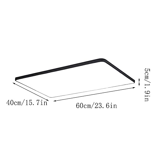 Grand lustre moderne carré LED pour éclairage de plafond intérieur réglable
