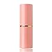 Textention Retractable Kabuki Brush with Soft Synthetic Fiber Bristles, Pink Gold
