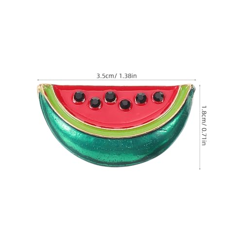 Image of VALICLUD 10 Pack Watermelon Brooch Pins for Women Casual Outfits Party | Decorates Jackets, Hats, Scarves and Bags, Lightweight Accents for Casual Outfits, Summer Events and Group Activities