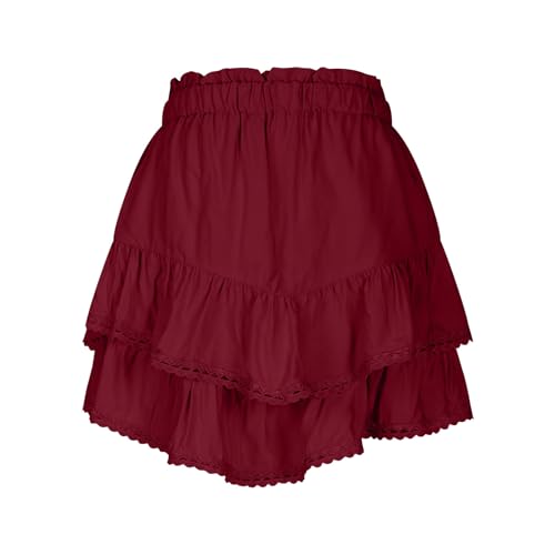 Skort for Women Mini Little Loose Fit Dressy Mesh Tiered Skirts Women 20253