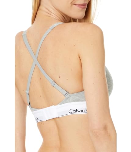 Image of Calvin Klein Women's Modern Cotton Lightly Lined Scoopneck Bralette