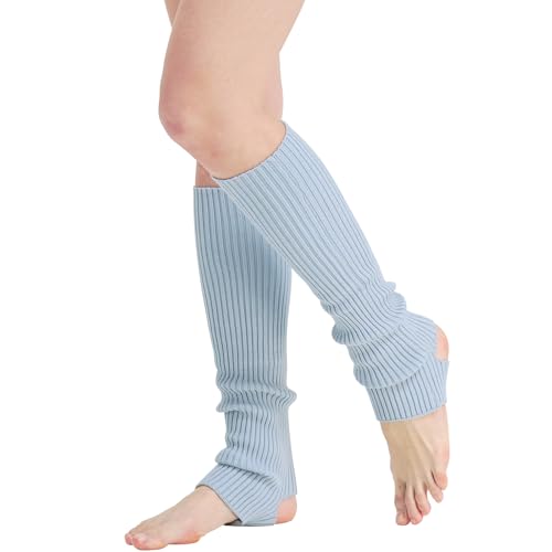 Image of Nanxson Knit Ribbed LegWarmer Women Knit Calf Accessories Leg Sleeves | Solid Neon Boot Socks,Y2K 80s Women's Lolita LegWarmer,Sports Party Yoga Dance Accessories,Winter Ankle Heap Kawaii Sock