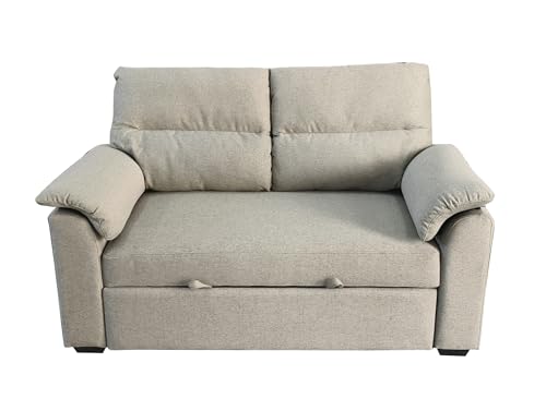 Sofá Cama 2 Plazas Astan Hogar Elegante con Tapizado Tela Duna 5