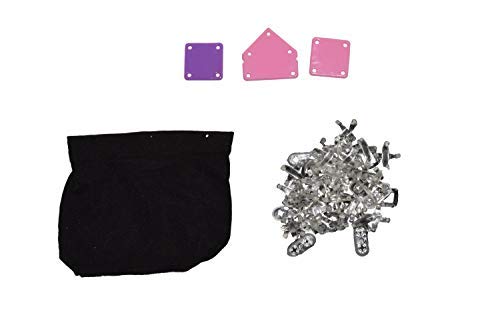 Image of Vibgyor Vibes DIY Make Your Own Art and Craft Fashion Purse /Bag -Small Size-Purple and Pink
