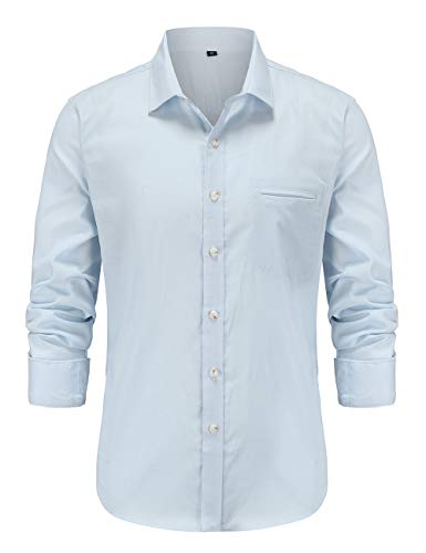 Chemise en lin homme manches longues taille M, haut respirant été léger