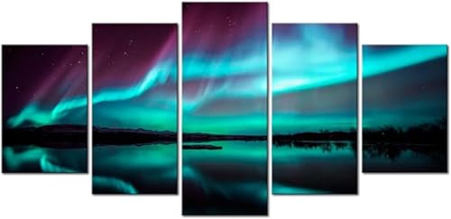 Peinture diamant complet 5 pièces grand format 200x100cm pour combler les grands murs vides
