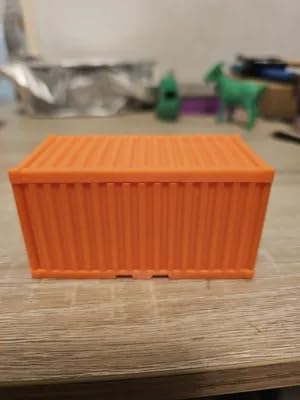 Image of FuOnXen Container for 1 /64 Scale Matchbox Cars, 2 Pack Shipping Container Model, Green, Black, Grey, Blue, Yellow, White, Red Available