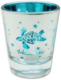 Honu Aloha Hawaii Metallic Shot Glass