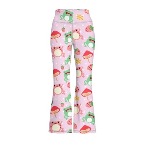 Ystardream Flare Pants for Teen Girls High Waisted Plus Size for Casual Daily