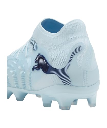 PUMA Future 9 Pro FG/AG JR Chaussures de Football, Bleu Glacial et Bleu, Pointure 45, Bijou Bleu Glacial, 34 EU