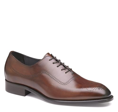 Johnston & Murphy Men's Ellsworth Plain Toe Medallion Oxford