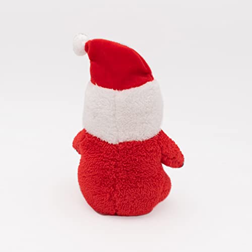 ZippyPaws - Holiday Cheeky Chumz - Super Soft Squeaker Plush Dog Toy with Unique Sound - Santa, Multicolours, 9.5 x 6 x 5 in - Image 2