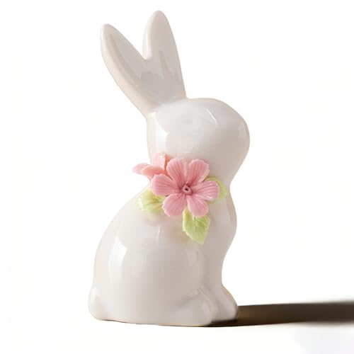 Bunny Decor, Easter Bunny Decorations Easter Decor Bunny Figurines Ceramics