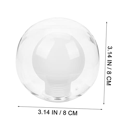 Image of Zerodeko 3pcs Glass Globe Lampshade Replacement for Ceiling Light Fixtures Frosted Glass Shade Cover for Home Decor Easy to Install Compatible Stylish and Design