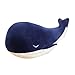 Pluszowe zabawki Lalka Wielorybowa Poduszka Pluszowa Zabawka Delfiny Lalki Ładny Uścisk Spanie Lalki Wakacyjny Prezent .Jorebox. (Color : Dark Blue, Size : 85cm(1.7kg))