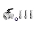 Produktbild PoolSun 3 Wege Ventil Pool Adapter für Wärmepumpe Schlauchanschluss 32mm 38mm