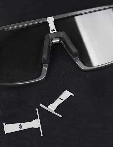 Image of Metallic Replacement Wicket for Oakley Sutro OO9406 /Sutro Asian Fit OO9406A /Sutro S OO9462 Sunglasses - Silver+Silver