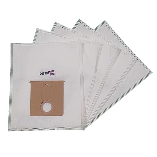 Distri+ - Bolsa aspiradora Compatible BIRUM BR242E, BR243E - Curtiss E135, LUX120, HORN120 - FIRSTLINE... - Bolsa de 5 Bolsas de Microfibra