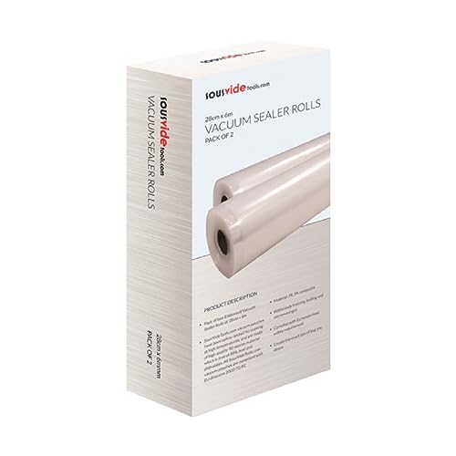 SousVideTools [SVT-07002] Vacuum Sealing Film (28cm x 6m) x2 Rolls