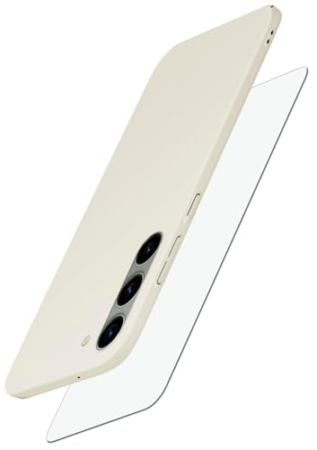 Coque Samsung S23 fine moex Alpha crème idéale pour un quotidien actif sans rayures