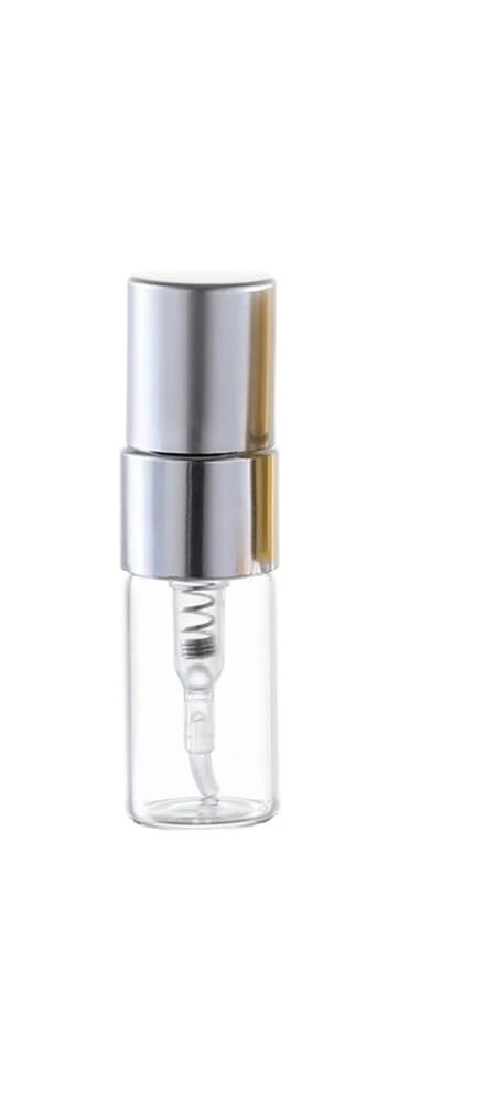 UDHSNJZG Spray Bottles 50pcs 2ml 3ml 5ml 10ml Refillable Spray Bottles Empty Mini Bottle, Atomizer Container(Silver,2ml)