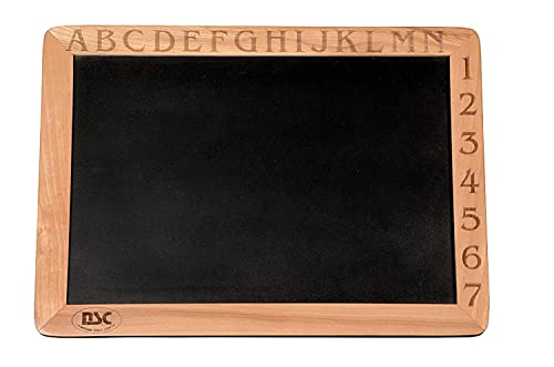 NSC NAGINA SHILP CRAFT Double Side White Board Chalk Board Wooden Easel for Kids Learning| Restaurant Menu| Message Board| Graffiti Welcome Sign| Blackboard Table Sign (Double Side Easel)