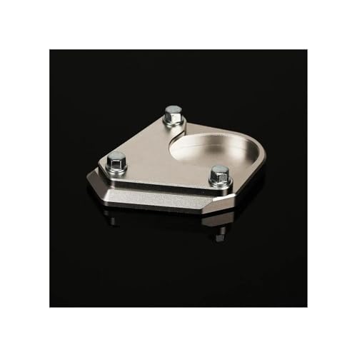 NANGAEBPPW Für KLX 150 KLX150BF KLX230/ 230S / 230R / 250 Motorrad Seitenständer Enlargeextension Vergrößerungspad(Silber)