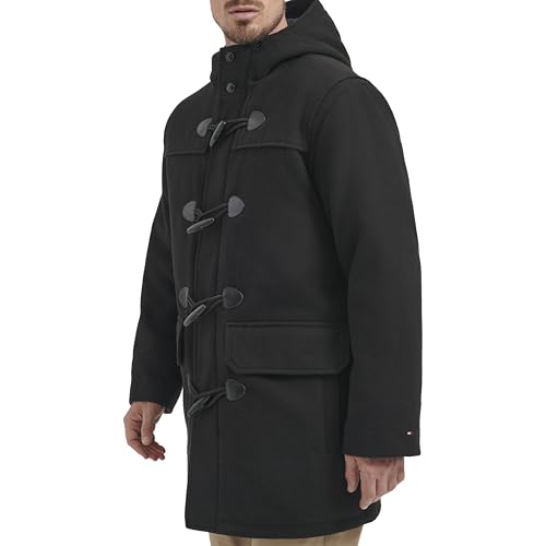 Tommy Hilfiger Men's Wool Blend Mid-Length Toggle Coat3