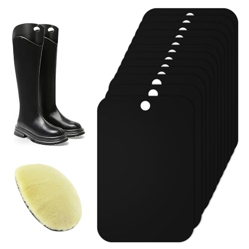 NEUSID 12 Pack Boot Shapers 12 Reusable Boot Trees for Long Boots Inserts to Keep Shape Shoe Shape Holder for Preventing Bending and Creasing