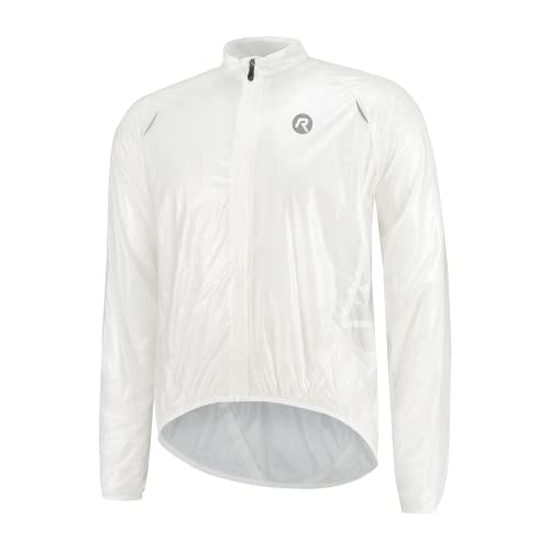 Rogelli - Chubasquero para Hombre, Talla M, Color Transparente Cover