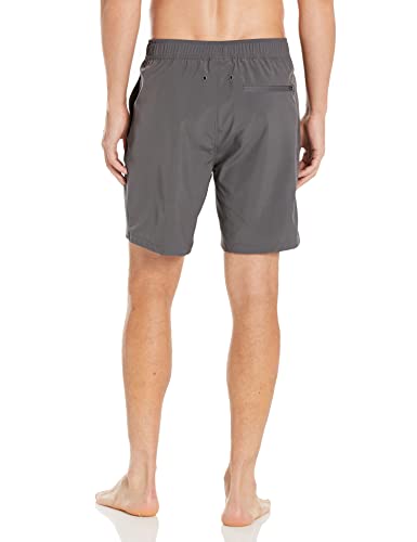 Calvin Klein Men's Standard Uv Protected Quick Dry Drawstring Patterned Swim Trunk2