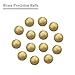 Kozelo 100pcs Brass Precision Balls - [5/32-inch] Round for Bearings Bushings Valves, Machinery, Automotive, and DIY Use