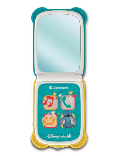 Clementoni Disney Baby Stitch Flip Phone, Children's Phone 9-36 Months - Image 3