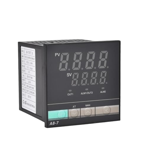 Controlador PID digital A8-7 con alarma programable y doble salida para relé o SSR 2