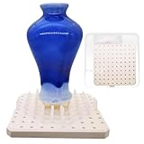 Keramik-Brennmatte – feuerfeste, Wiederverwendbare Ton-Unterlage, hitzebeständige Plattform mit Mehreren Löchern und 60 Stütznägeln | Keramik-Ofen-Pad für Bildhauerei, Kunsthandwerk, Studio-