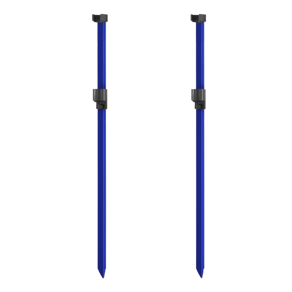 Soporte caña de Pesca para surfcasting, 150 centímetros, Lote de 2 Unidades, Color Azul.