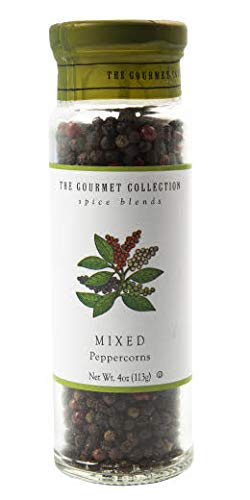 The Gourmet Collection - Mezcla de condimentos y especias - Mezcla de granos de pimienta - Granos de pimienta arcoíris - Pimienta de sabor robusto
