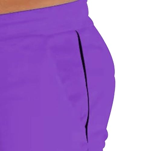 DGHM-JLMY Men's Running Workout Gym Shorts Summer Casual 3" Beach Shorts Drawstring Square Leg Shorts with Pockets3