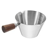 iplusmile Edelstahlkaffee Espresso-Dosierbecher Doppelte Espresso -Tasse Espresso-Eingießtasse Milchkännchen für Espressomaschine Messbecher aus Metall Espresso -Werkzeuge Edelstahl 304